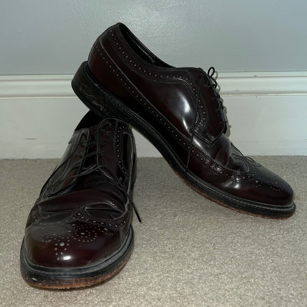 Florsheim Brown Men’s Leather Dress Shoes - size 12